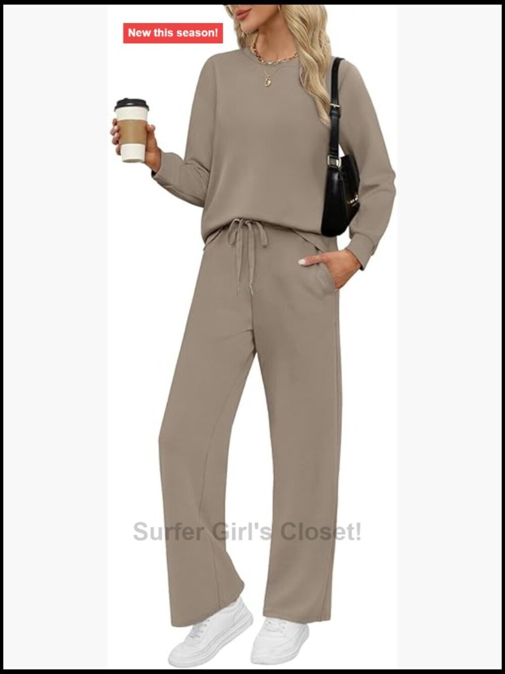 2 Piece Lounge Set Travel Vacation Outfits Sweatsuit Tracksuit